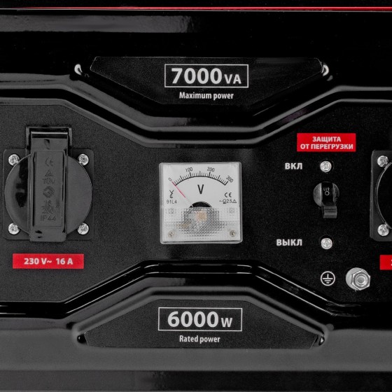 Генератор бензиновый RS-9000E, 7 кВт, 230В, электростартер MTX 946165