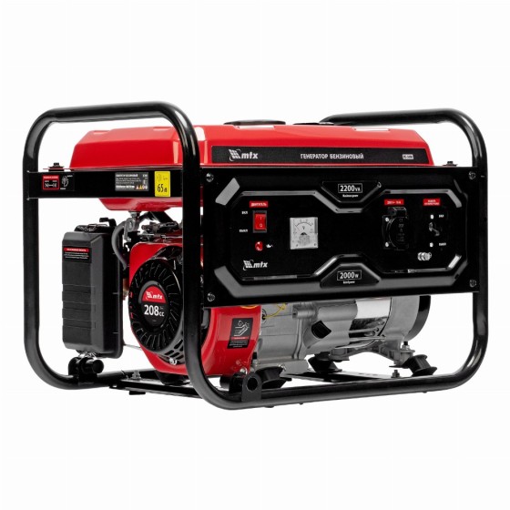 Генератор бензиновый RS-3000, 2,2 кВт, 230В, ручной стартер MTX 946105