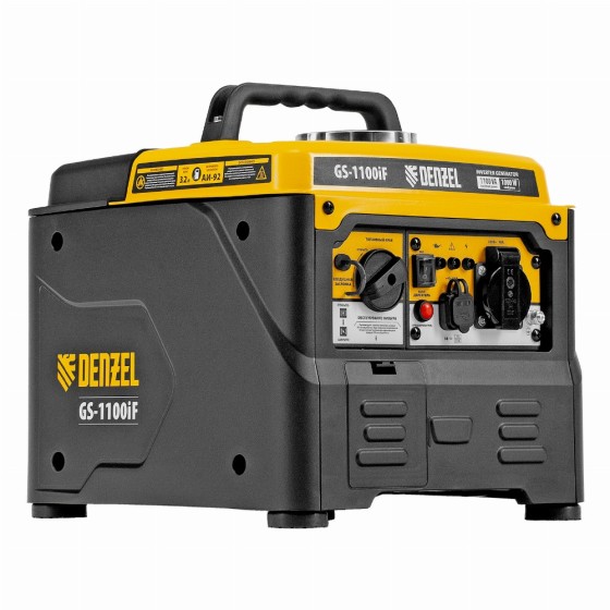 Генератор инверторный GS-1100iF, 1,1 кВт, 230 В, ручной старт DENZEL 94706 Генератор инверторный GS-1100iF, 1,1 кВт, 230 В, ручной старт DENZEL 94706