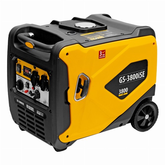 Генератор инверторный GS-3800iSE, 3,8 кВт, 230 В, закрытый корпус,электростартер Denzel 94711 Генератор инверторный GS-3800iSE, 3,8 кВт, 230 В, закрытый корпус,электростартер Denzel 94711
