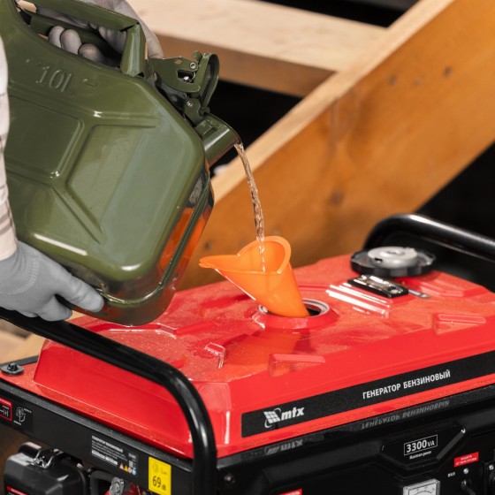 Генератор бензиновый RS-4000E, 3,3 кВт, 230В, электростартер MTX 946125
