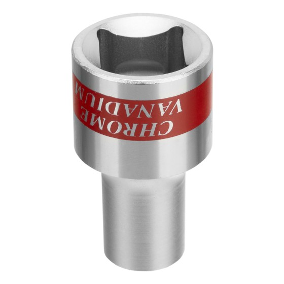 Головка торцевая, 8 мм, двенадцатигранная, CrV, под квадрат 1/2, хромированная Matrix 13676 Головка торцевая, 8 мм, двенадцатигранная, CrV, под квадрат 1/2, хромированная Matrix 13676