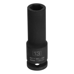 Головка ударная удлиненная шестигранная, 13 мм, 1/2, CrMo Stels 13937