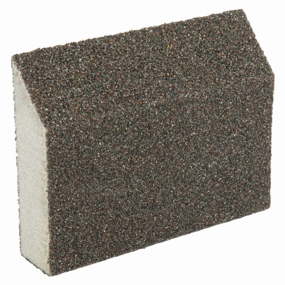 Губка для шлифования, 120 х 90 х 25 мм, трапеция, мягкая, P 40 Matrix 75727