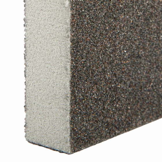 Губка для шлифования, 120 х 90 х 25 мм, трапеция, мягкая, P 60 Matrix 75728