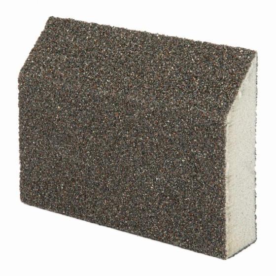 Губка для шлифования, 120 х 90 х 25 мм, трапеция, мягкая, P 40 Matrix 75727