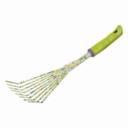 Грабли веерные 9 - зубые, 75 х 385 мм, стальные, пластиковая рукоятка, Flower Green, Palisad 62042 Грабли веерные 9 - зубые, 75 х 385 мм, стальные, пластиковая рукоятка, Flower Green, Palisad 62042