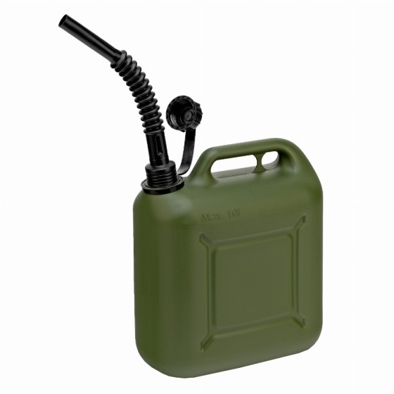 Канистра для ГСМ вертикальная 10 л, пластиковая, усиленная Stels 53126 Канистра для ГСМ вертикальная 10 л, пластиковая, усиленная Stels 53126