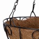 Подвесное кашпо с декором, 25 см, с кокосовой корзиной Palisad 69005 Подвесное кашпо с декором, 25 см, с кокосовой корзиной Palisad 69005