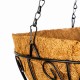 Подвесное кашпо с декором, 30 см, с кокосовой корзиной Palisad 69010 Подвесное кашпо с декором, 30 см, с кокосовой корзиной Palisad 69010