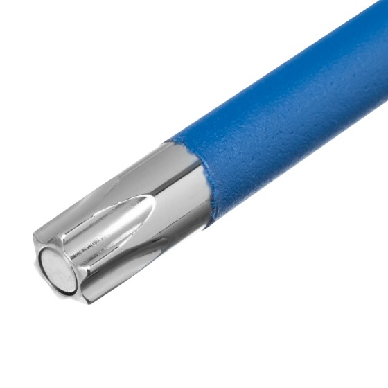 Набор ключей имбусовых Torx -TT, 9 шт: T10-T50, магнит, S2, экстра-длинные, хром/краска 9 шт Gross 16402