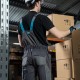 Полукомбинезон профессиональный рабочий, 97% хлопок 3% спандекс, XL Gross 90444