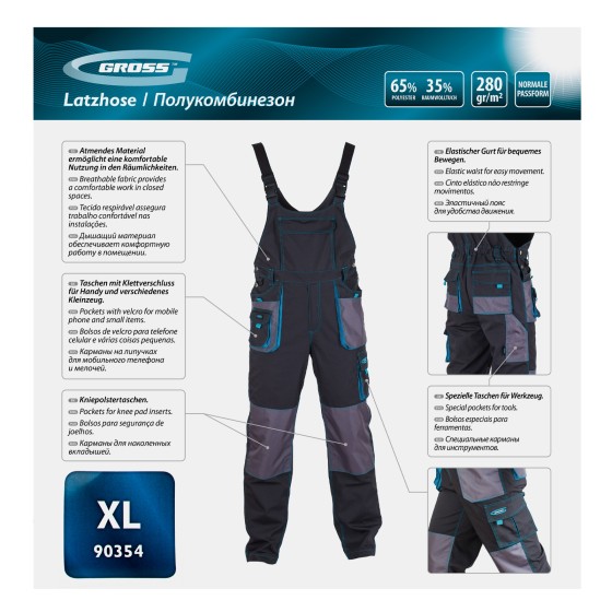Полукомбинезон XL Gross 90354 Полукомбинезон XL Gross 90354