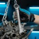 Набор ключей комбинированных трещоточных, количество зубьев 100, СRV, 7 шт, 8-19 мм Gross 14859
