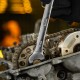 Набор ключей комбинированных трещоточных 6-17 мм, 6 шт., CrV, матовый хром Denzel 14720 Набор ключей комбинированных трещоточных 6-17 мм, 6 шт., CrV, матовый хром Denzel 14720