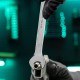 Ключ комбинированный, 14 мм, CrV, матовый хром Stels 15211 Ключ комбинированный, 14 мм, CrV, матовый хром Stels 15211
