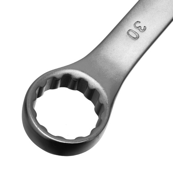 Набор ключей комбинированных 6-32 мм, 26 шт, CrV, матовый хром Stels 15431