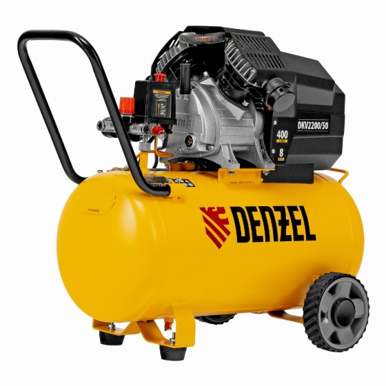 Компрессор воздушный DKV2200/50, Х-PRO 2.2 кВт, 400 л/мин, 50 л Denzel 58083 Компрессор воздушный DKV2200/50, Х-PRO 2.2 кВт, 400 л/мин, 50 л Denzel 58083