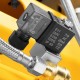 Компрессор безмасляный, малошумный  DLS 2250/100, 2250 Вт, 3x750, 100 л, 410 л/мин блок управления/ Denzel 58029