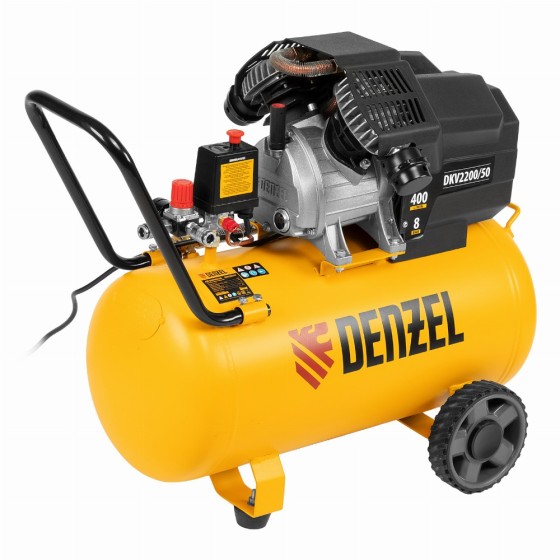 Компрессор воздушный DKV2200/50, Х-PRO 2.2 кВт, 400 л/мин, 50 л Denzel 58083 Компрессор воздушный DKV2200/50, Х-PRO 2.2 кВт, 400 л/мин, 50 л Denzel 58083