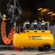 Компрессор безмасляный, малошумный  DLS 2250/100, 2250 Вт, 3x750, 100 л, 410 л/мин блок управления/ Denzel 58029
