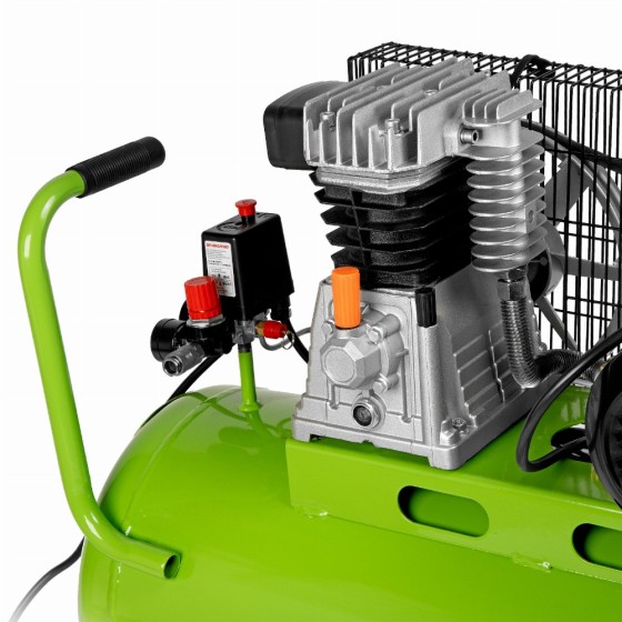 Компрессор воздушный КР-2200/100, 2.2 кВт, 350 л/мин, 100 л, ременной привод, масляный Сибртех 58042 Компрессор воздушный КР-2200/100, 2.2 кВт, 350 л/мин, 100 л, ременной привод, масляный Сибртех 58042