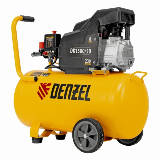 Компрессор воздушный DK1500/50, Х-PRO 1.5 кВт, 230 л/мин, 50 л Denzel 58064 Компрессор воздушный DK1500/50, Х-PRO 1.5 кВт, 230 л/мин, 50 л Denzel 58064