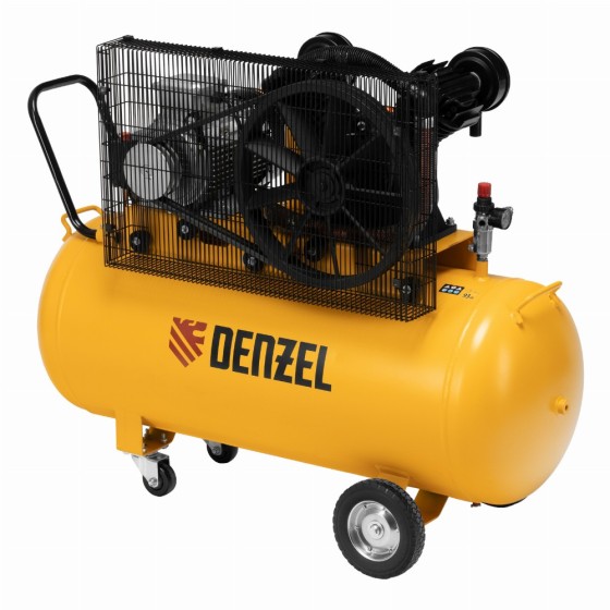 Компрессор воздушный рем. привод BCV 5500-T/200, 5,5 кВт, 200 литров, 850 л/мин Denzel 58122 Компрессор воздушный рем. привод BCV 5500-T/200, 5,5 кВт, 200 литров, 850 л/мин Denzel 58122