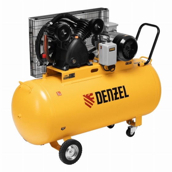Компрессор воздушный рем. привод BCV 5500-T/270, 5,5 кВт, 270 литров, 850 л/мин Denzel 58125 Компрессор воздушный рем. привод BCV 5500-T/270, 5,5 кВт, 270 литров, 850 л/мин Denzel 58125