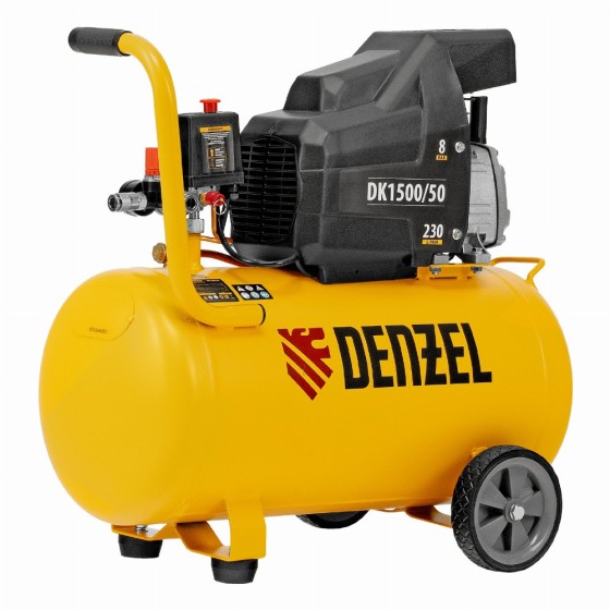 Компрессор воздушный DK1500/50, Х-PRO 1.5 кВт, 230 л/мин, 50 л Denzel 58064 Компрессор воздушный DK1500/50, Х-PRO 1.5 кВт, 230 л/мин, 50 л Denzel 58064