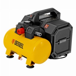 Компрессор  DLS750/6 безмасляный малошумный 750 Вт, 140 л/мин,ресивер 6 л Denzel 58019