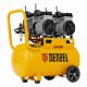 Компрессор безмасляный, малошумный DLS 2200/50, 2200 Вт, 2x1100, 50 л, 380 л/мин Denzel 58031