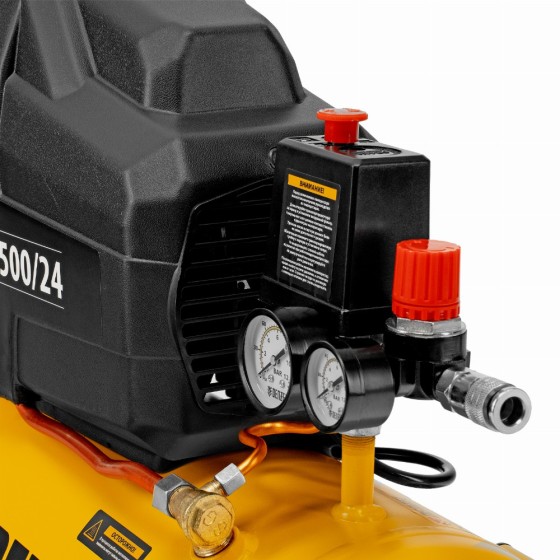 Компрессор воздушный DK1500/24, Х-PRO 1.5 кВт, 230 л/мин, 24 л Denzel 58063 Компрессор воздушный DK1500/24, Х-PRO 1.5 кВт, 230 л/мин, 24 л Denzel 58063