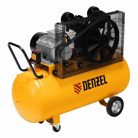 Компрессор воздушный рем. привод BCV 5500-T/200, 5,5 кВт, 200 литров, 850 л/мин Denzel 58122 Компрессор воздушный рем. привод BCV 5500-T/200, 5,5 кВт, 200 литров, 850 л/мин Denzel 58122