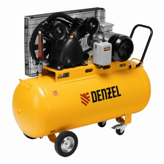 Компрессор воздушный рем. привод BCV 5500-T/200, 5,5 кВт, 200 литров, 850 л/мин Denzel 58122 Компрессор воздушный рем. привод BCV 5500-T/200, 5,5 кВт, 200 литров, 850 л/мин Denzel 58122