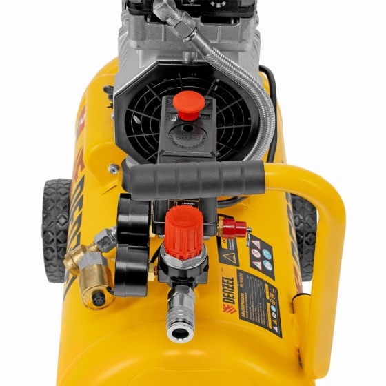 Компрессор DLS950/24 безмаслянный малошумный 950 Вт, 165 л/мин, ресивер 24 л Denzel 58026 Компрессор DLS950/24 безмаслянный малошумный 950 Вт, 165 л/мин, ресивер 24 л Denzel 58026