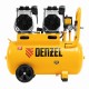 Компрессор безмасляный, малошумный DLS 2200/50, 2200 Вт, 2x1100, 50 л, 380 л/мин Denzel 58031