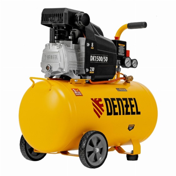 Компрессор воздушный DK1500/50, Х-PRO 1.5 кВт, 230 л/мин, 50 л Denzel 58064 Компрессор воздушный DK1500/50, Х-PRO 1.5 кВт, 230 л/мин, 50 л Denzel 58064