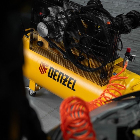 Компрессор воздушный рем. привод BCV 4000-T/200, 4,0 кВт, 200 литров, 690 л/мин Denzel 58120 Компрессор воздушный рем. привод BCV 4000-T/200, 4,0 кВт, 200 литров, 690 л/мин Denzel 58120