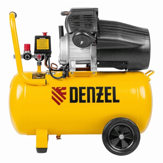 Компрессор воздушный DCV2200/50, прямой привод, 2.2 кВт, 50 литров, 380 л/мин Denzel 58167 Компрессор воздушный DCV2200/50, прямой привод, 2.2 кВт, 50 литров, 380 л/мин Denzel 58167