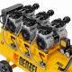 Компрессор безмасляный, малошумный  DLS 2250/100, 2250 Вт, 3x750, 100 л, 410 л/мин блок управления/ Denzel 58029