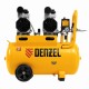Компрессор безмасляный, малошумный DLS 1500/50, 1500 ВТ, 2x750, 50 л, 260 л/мин Denzel 58027