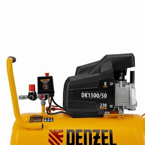 Компрессор воздушный DK1500/50, Х-PRO 1.5 кВт, 230 л/мин, 50 л Denzel 58064 Компрессор воздушный DK1500/50, Х-PRO 1.5 кВт, 230 л/мин, 50 л Denzel 58064