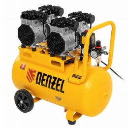 Компрессор безмасляный, малошумный DLS 2200/50, 2200 Вт, 2x1100, 50 л, 380 л/мин Denzel 58031 Компрессор безмасляный, малошумный DLS 2200/50, 2200 Вт, 2x1100, 50 л, 380 л/мин Denzel 58031