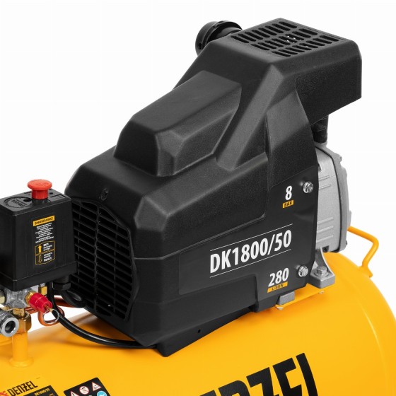 Компрессор воздушный DK1800/50, Х-PRO 1.8 кВт, 280л/мин, 50л Denzel 58068 Компрессор воздушный DK1800/50, Х-PRO 1.8 кВт, 280л/мин, 50л Denzel 58068