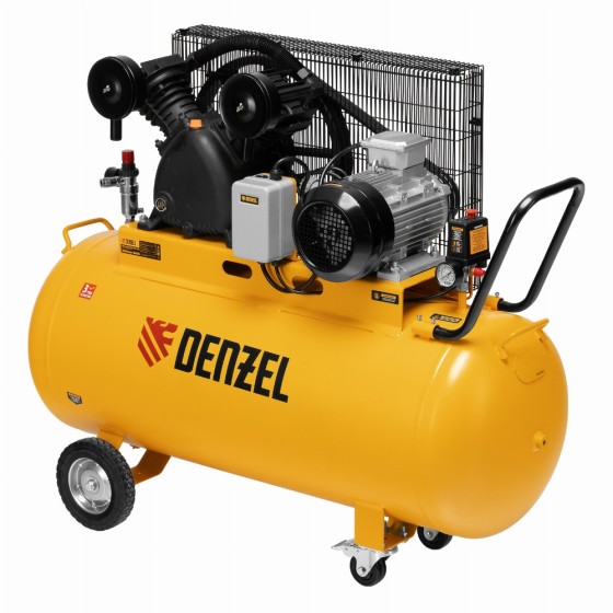 Компрессор воздушный рем. привод BCV 4000-T/200, 4,0 кВт, 200 литров, 690 л/мин Denzel 58120 Компрессор воздушный рем. привод BCV 4000-T/200, 4,0 кВт, 200 литров, 690 л/мин Denzel 58120