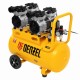 Компрессор безмасляный, малошумный DLS 1500/50, 1500 ВТ, 2x750, 50 л, 260 л/мин Denzel 58027