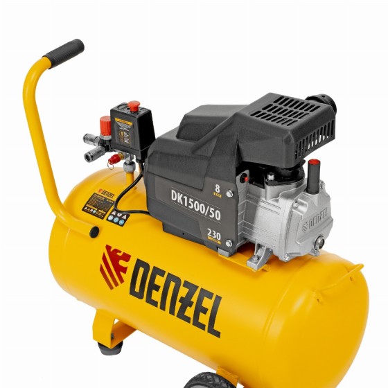 Компрессор воздушный DK1500/50, Х-PRO 1.5 кВт, 230 л/мин, 50 л Denzel 58064 Компрессор воздушный DK1500/50, Х-PRO 1.5 кВт, 230 л/мин, 50 л Denzel 58064