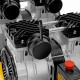 Компрессор безмасляный, малошумный DLS 2200/50, 2200 Вт, 2x1100, 50 л, 380 л/мин Denzel 58031
