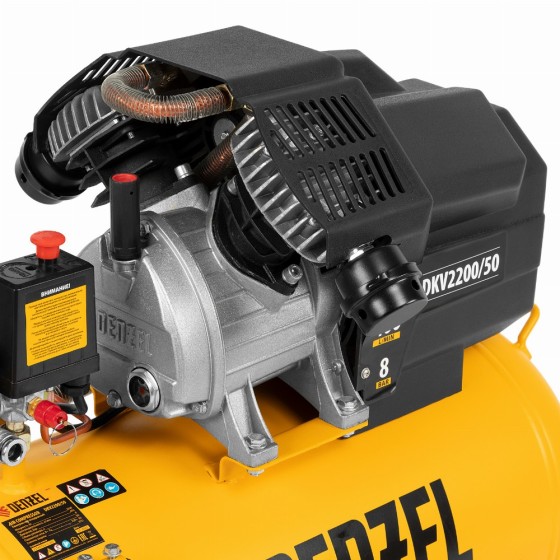 Компрессор воздушный DKV2200/50, Х-PRO 2.2 кВт, 400 л/мин, 50 л Denzel 58083 Компрессор воздушный DKV2200/50, Х-PRO 2.2 кВт, 400 л/мин, 50 л Denzel 58083